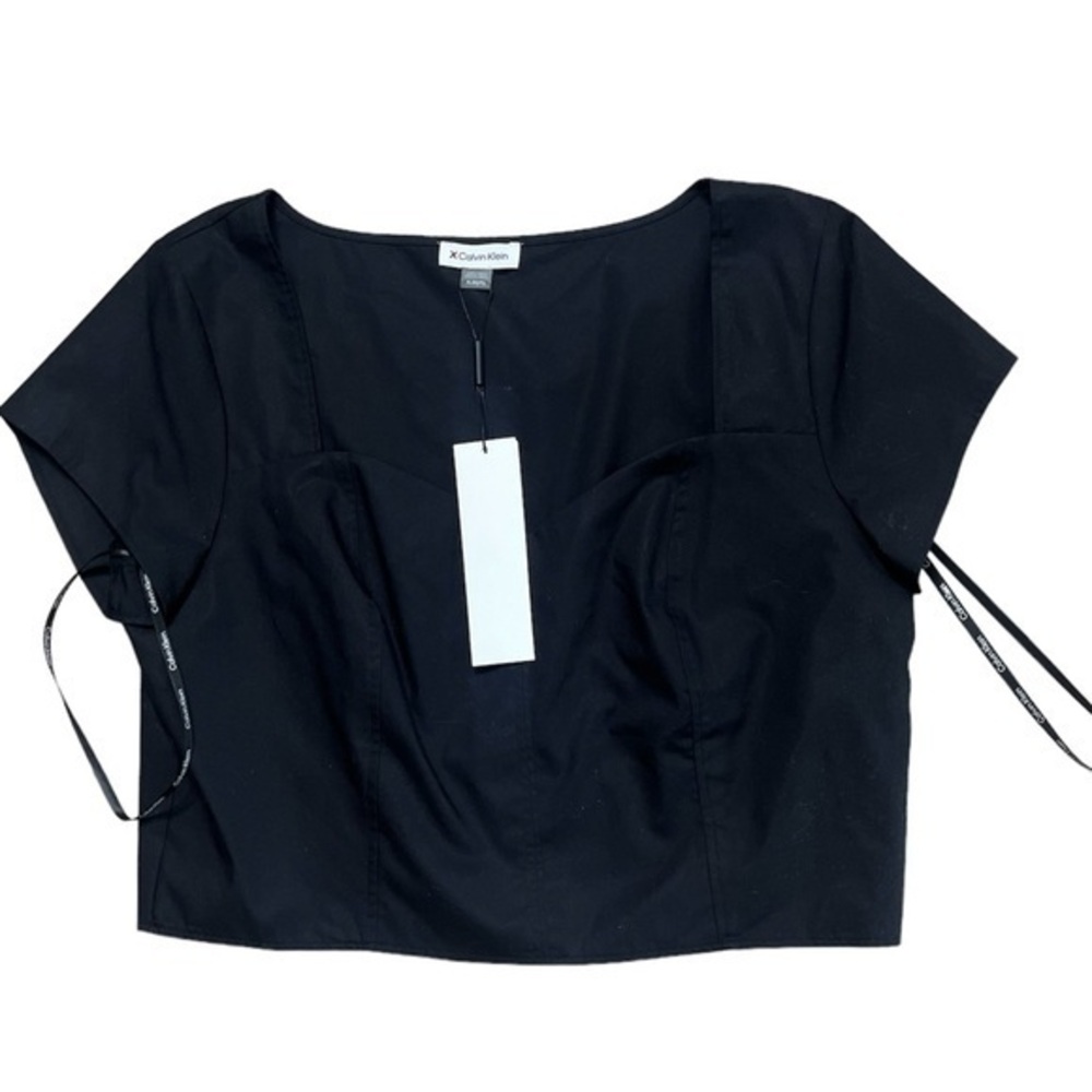 NWT Calvin Klein $89 black top suit separate